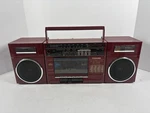 Toshiba RT-7016 Vintage Am/fm Stereo Radio Cassette Boombox Burgundy. Fixed Price $299.99.