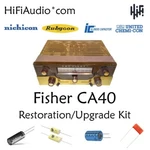 Fisher CA-40 Amplifier Restoration Recap Repair Upgrade Rebuild Kit. Fixed Price $145.00.