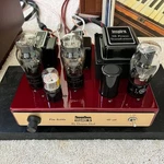 Stereo Tube Amplifier Inspire By Dennis Had Class 45 Single Ended. Fixed Price $3000.00.