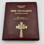 King James New Testament Dramatized Living Sound Audio Bible Cassettes. Fixed Price $59.99.