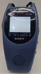 Sony Watchman FDL-221R 2.2" Color Lcd Television Combo Fm/am Radio (blue) Tested. Fixed Price $15.94.