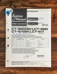 Pioneer CT-660 CT-S11 Cassette Service Manual *original*. Fixed Price $14.97.