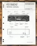 Kenwood KX-W8010 Cassette Service Manual *original*. Fixed Price $19.97.