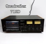 Quadraflex 712D Cassette Deck Vintage Japan Black Wood #W1323. Fixed Price $413.25.