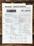 Sharp RT-320S Cassette Service Manual *original*. Fixed Price $19.97.