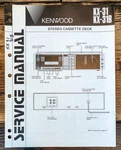 Kenwood KX-31B Cassette Service Manual *original*. Fixed Price $19.97.