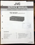 Jvc TD-W301 Cassette Service Manual *original*. Fixed Price $14.97.