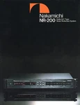 High-res Scans Of The Nakamichi NR-200 Dolby B/c Noise Reduction System Brochure. Fixed Price $14.99.