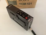 Sony Cassette-corder TCM-121 With Cover Made In Japan. Fixed Price $37.00.