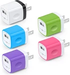 Charging Block,charger BOX,5PACK Travel Single Port Usb Wall Brick Cubes. Fixed Price $15.28.