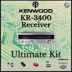 Kenwood KR-3400 Receiver Ultimate Upgrade Kit Genuine Parts Restoration. Fixed Price $79.95.