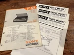 Sony Stereo Cassette Tapecorder TC-129 Service Manual. Fixed Price $14.99.