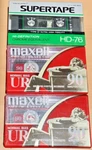 Realistic Supertape HD-76 & 4 Maxell Ur 90 Cassette Tapes New Sealed. Fixed Price $9.95.