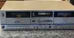 Technics RS-M202 Stereo Double Cassette Deck Silver Vintage Made Japan. Fixed Price $200.00.