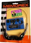 Memorex Stereo Headphones And Earphones 2FER Combo Pack Unopened Vtg New. Fixed Price $22.25.