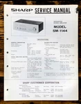 Sharp SM-1144 Amplifier Service Manual *original*. Fixed Price $19.97.