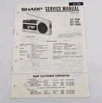Oem Sharp Service Manual QT-15W QT-15R QT-15BK Am/fm Radio Cassette Boombox Vtg. Fixed Price $12.95.