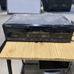 Vtg Pioneer CT-W530R Stereo Double Cassette Deck Auto Reverse Partially Working!. Fixed Price $60.00.