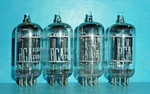 4 Rca 5963 Tubes Black Plate Foil Getter Tested. Fixed Price $16.96.