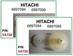 2 Prb VA758 Vcr Video Idler Wheel For Hitachi 6897094 6897095 And Others. Fixed Price $14.50.