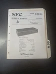 Nec Av 200E Bu Bc Service Manual Original Repair Book Center. Fixed Price $49.99.
