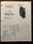 Superscope Model C-108A Portable Cassette Tape Recorder Service Data Original. Fixed Price $14.99.