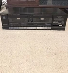 Technics RS-D160W Dual Cassette Deck Tested. Fixed Price $50.00.