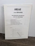 Akai GX-R70 Cassette Deck Schematic Diagram And Pc Boards Manual Original. Fixed Price $10.79.