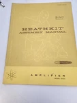 Heathkit AA-23 Assembly Manual, Amplifier. Fixed Price $48.95.