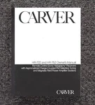 Receiver Owners Manual Fits Carver HR-722. Fixed Price $19.97.