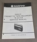 Sanyo Cassette Tape Recorder M2210A Service Manual D-4539. Fixed Price $54.95.