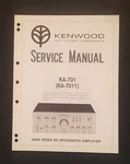 Kenwood KA-7011 High Speed Dc Integrated Amplifier Service Manual 1979.. Fixed Price $24.99.