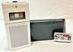 General Electric Micro Cassette Recorder 3-5333B Uses 9V Battery. Fixed Price $20.01.