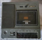 Vintage Montgomery Ward Airline Cassette Tape Recorder Gen 3920A Radio No Mic. Fixed Price $15.99.