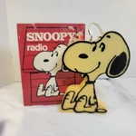 Vintage 1974 Snoopy Transistor Radio Model 351 With Original Box - Parts Only Gc. Fixed Price $30.00.