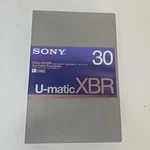 Sony KCA-30XBR U-matic Video Cassette. Fixed Price $13.89.