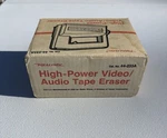 Radio Shack Realistic High-power Video / Audio Tape Eraser #44-233A Vhs Cassette. Fixed Price $20.00.