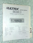 Sanyo Ultrx Rd C41 Service Manual Original Repair Book Stereo Deck Tape Player. Fixed Price $49.99.