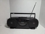 Vintage Sanyo M-7015 Portable Am/fm Cassette Recorder Tested. Fixed Price $45.00.