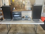 Mga SS300 Speakers, U300 Amp F200 Tuner, Teac A103 Cass. Deck, Samsung M301 Dvd. Fixed Price $350.00.