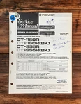 Pioneer CT-1160R CT-S55R Cassette Service Manual *original*. Fixed Price $14.97.