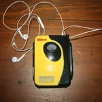 Wilson Sports Am Fm Anti-rolling Stereo Cassette Player Model WSW85, Ear Buds. Fixed Price $20.00.