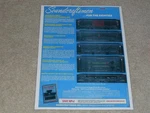 Soundcraftsmen 1982 Ad, A5002 Amp, CX4200 Pre, DC2215 Eq, AE2000 Scanalyzer, 1PG. Fixed Price $9.99.
