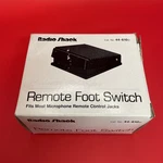 Vintage Radio Shack Remote Foot Switch Microphone Part #44-610D New Old Stock. Fixed Price $15.00.