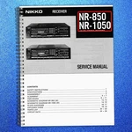 Nikko NR-850 NR-1050 Am Fm Stereo Receiver Service Manual , Foldouts. Fixed Price $18.76.