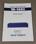 Vector Stereo Power Amplifier VA-1450 Service Manual D-3110. Fixed Price $54.95.