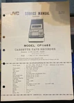 Original 1972 Jvc Model CP-1602 Cassette Tape Recorder Service Manual. Fixed Price $27.95.