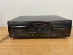 Jvc TD-W254 Dubbing Dual Double Cassette Deck Auto Tape Recorder. Fixed Price $35.00.