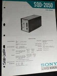 Sony SQD-2050 Service Manual Decoder Original. Fixed Price $75.00.