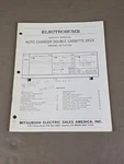 Mitsubishi Auto Changer Double Cassette Deck M-T4100 Service Manual D-5739. Fixed Price $54.95.